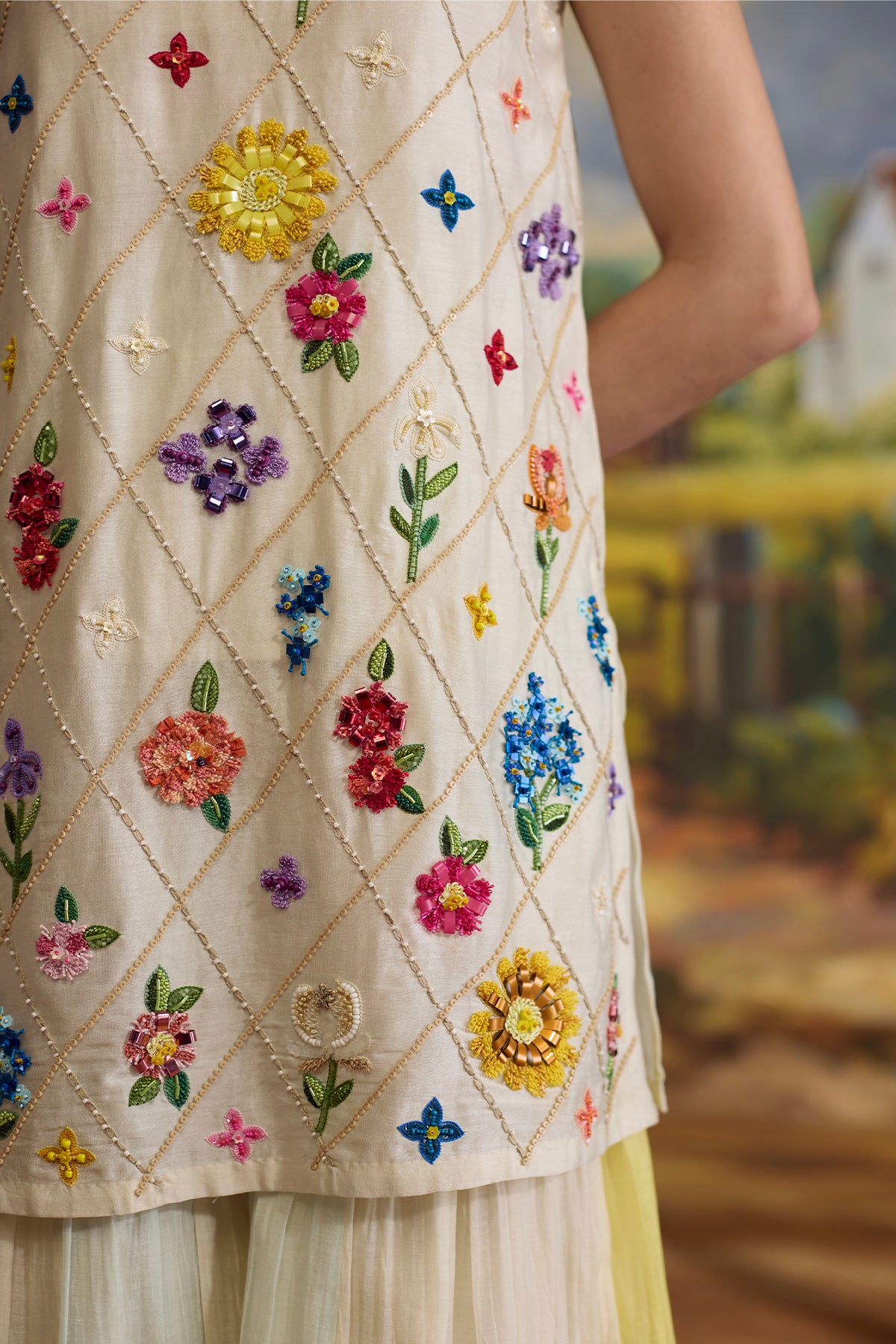 Lumina Floral Kurta