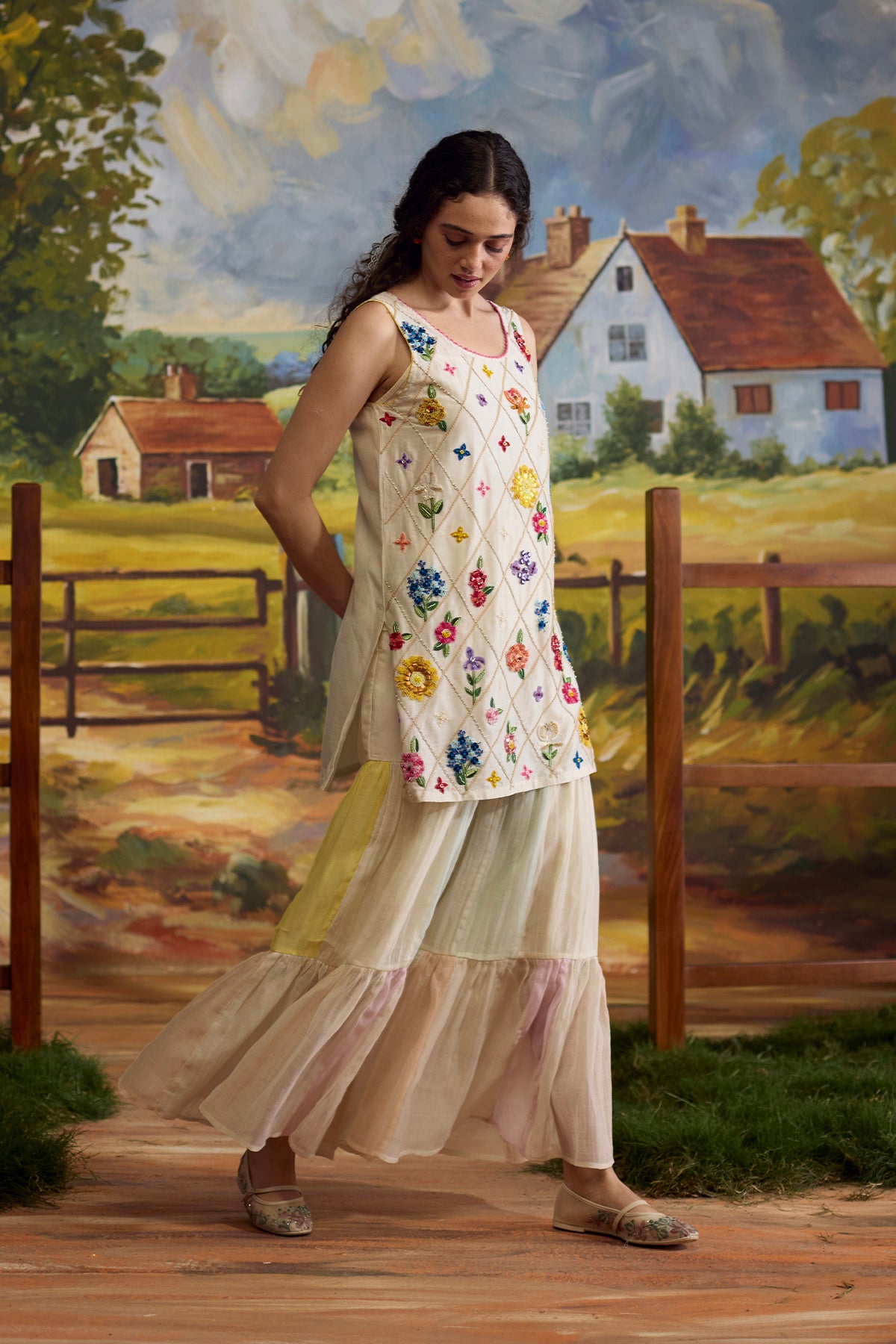 Lumina Floral Kurta