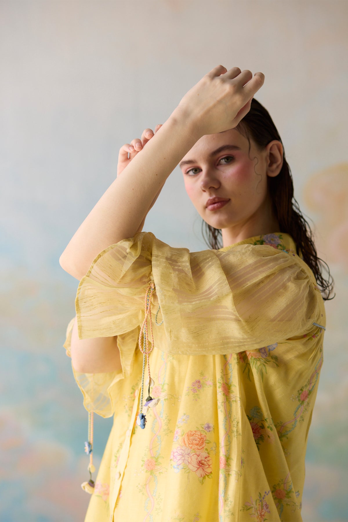 Citrine Floral Shirt