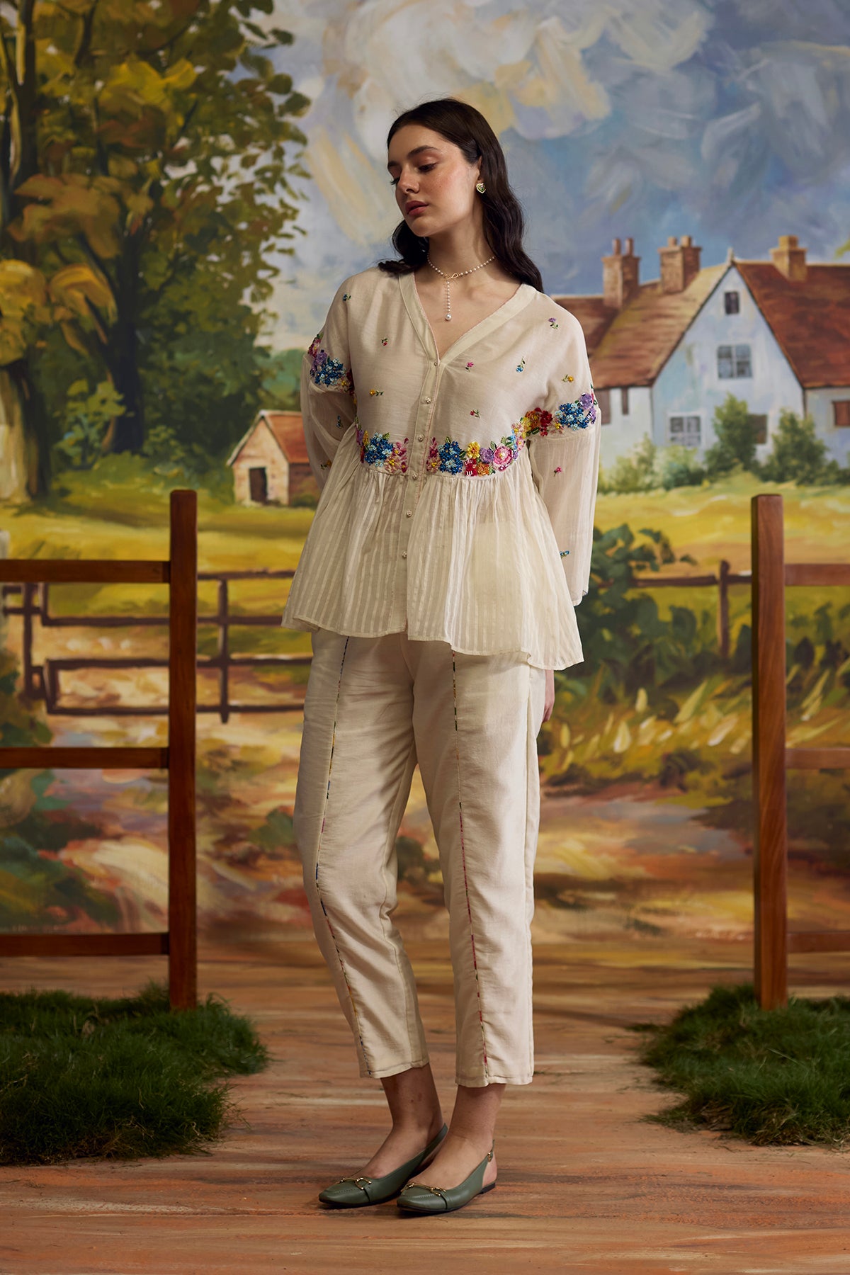 Lumina Gathered Top