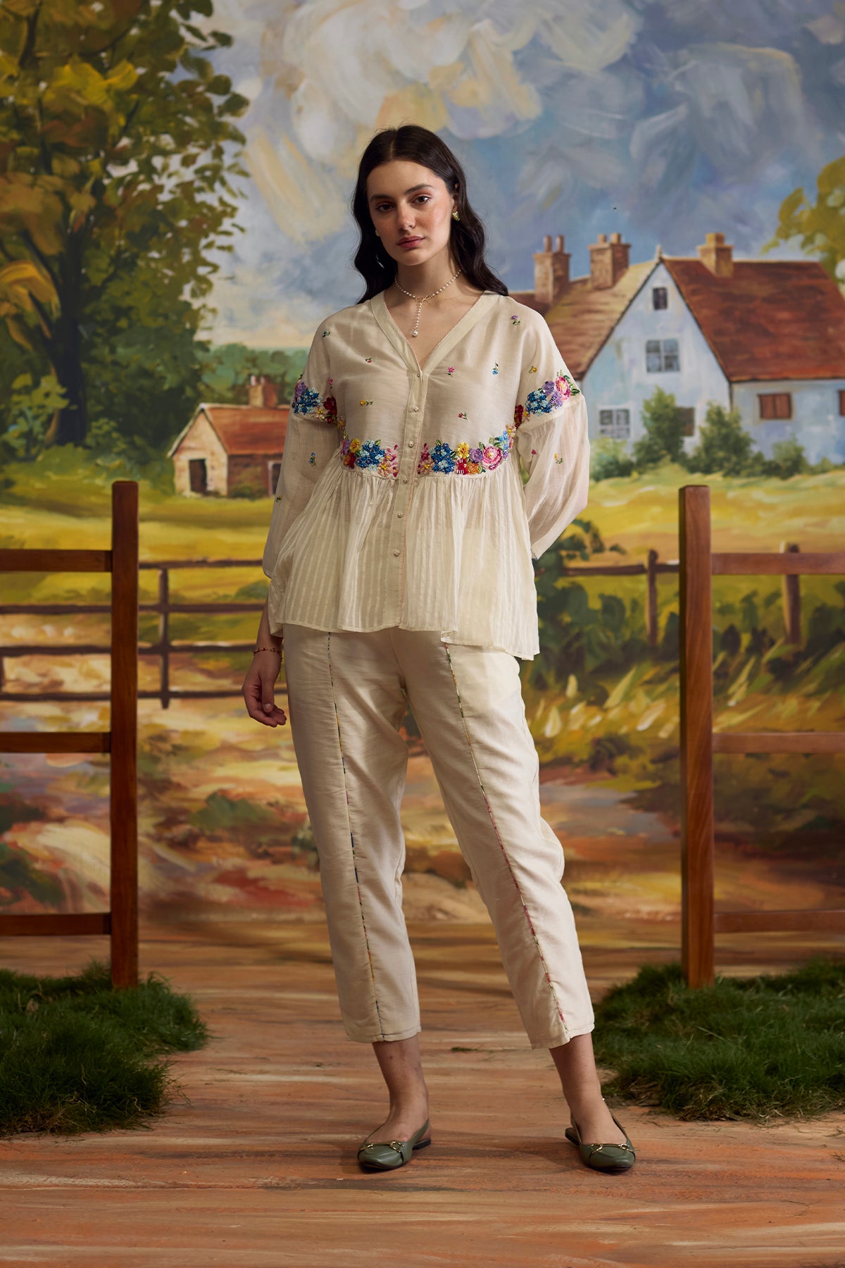 Lumina Gathered Top