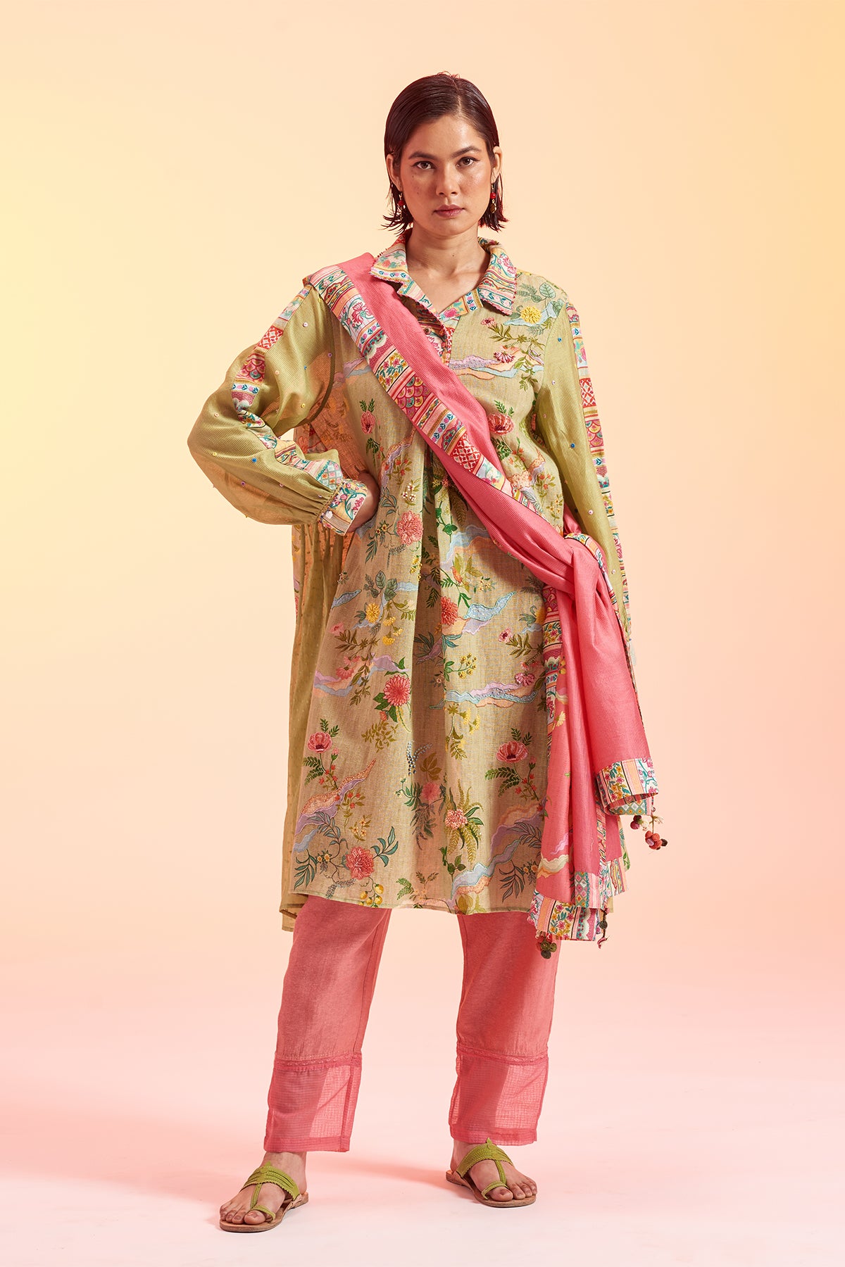 Panna Long Top Set