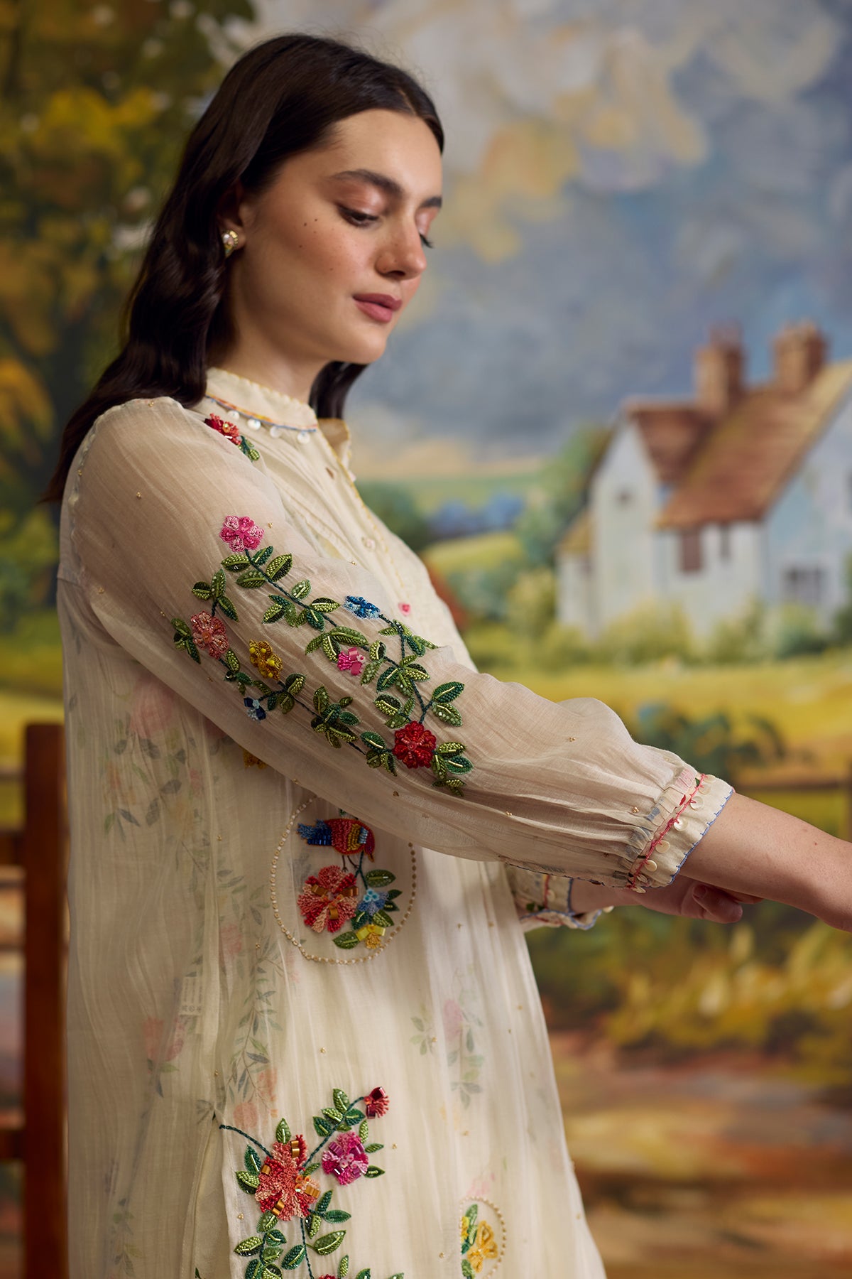 Lumina Embroidered Kurta