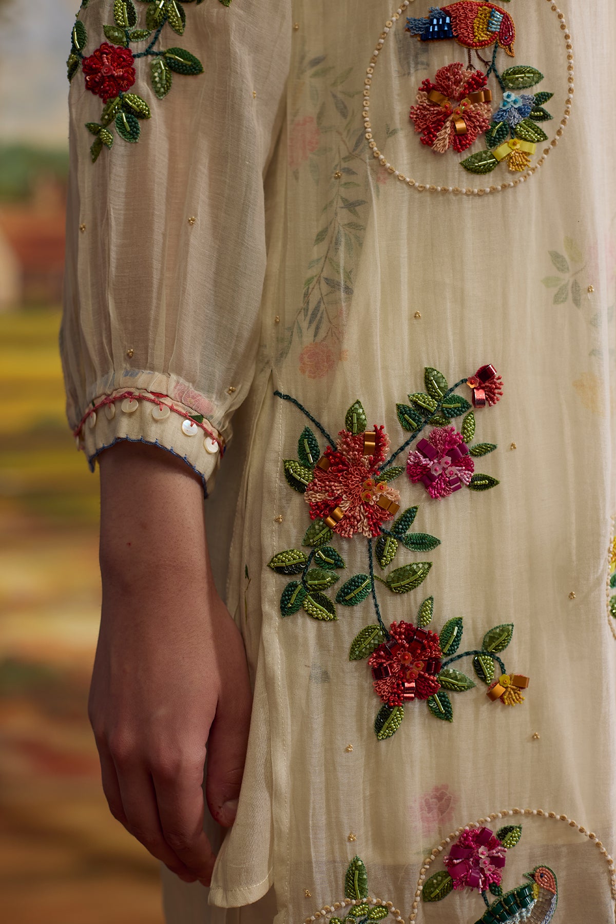 Lumina Embroidered Kurta
