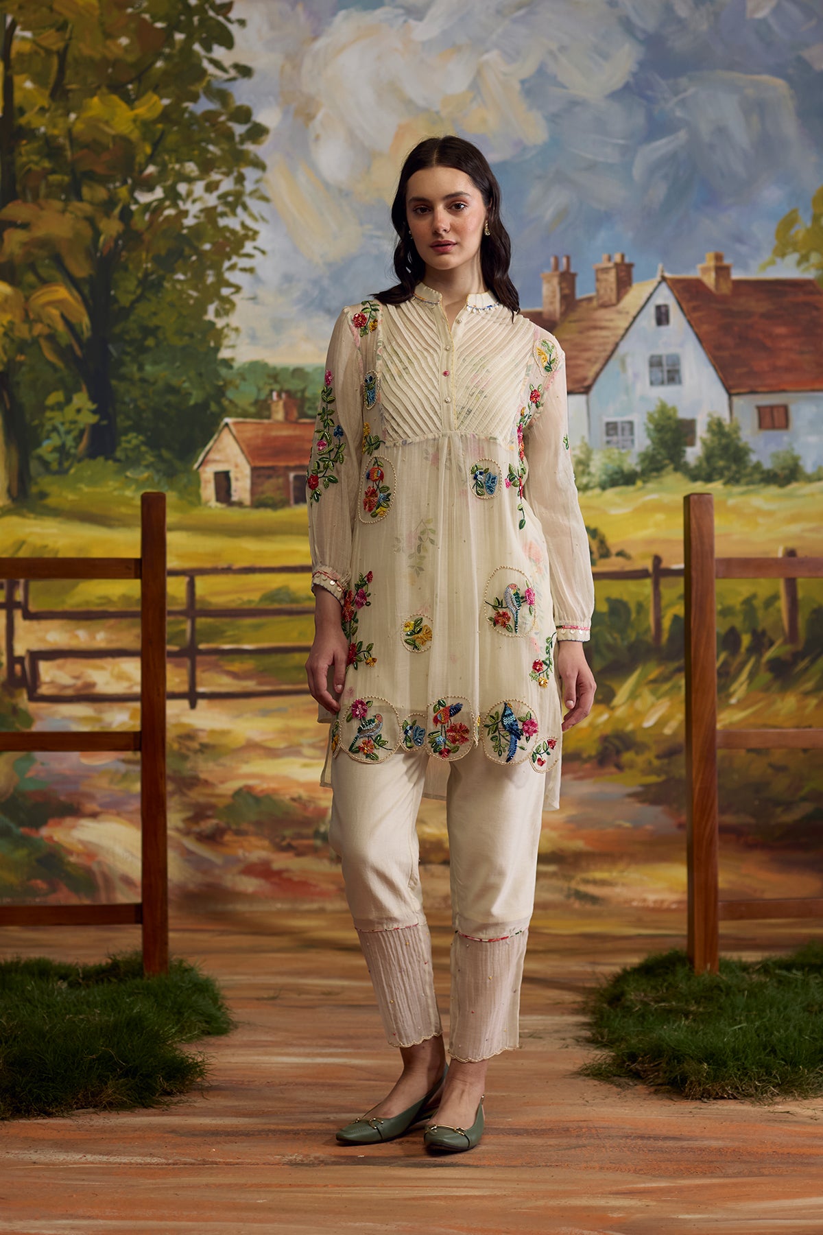 Lumina Embroidered Kurta