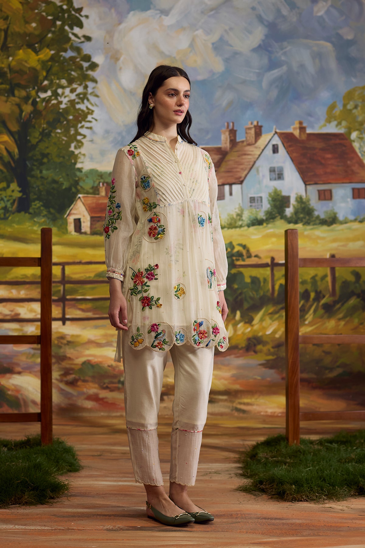 Lumina Embroidered Kurta