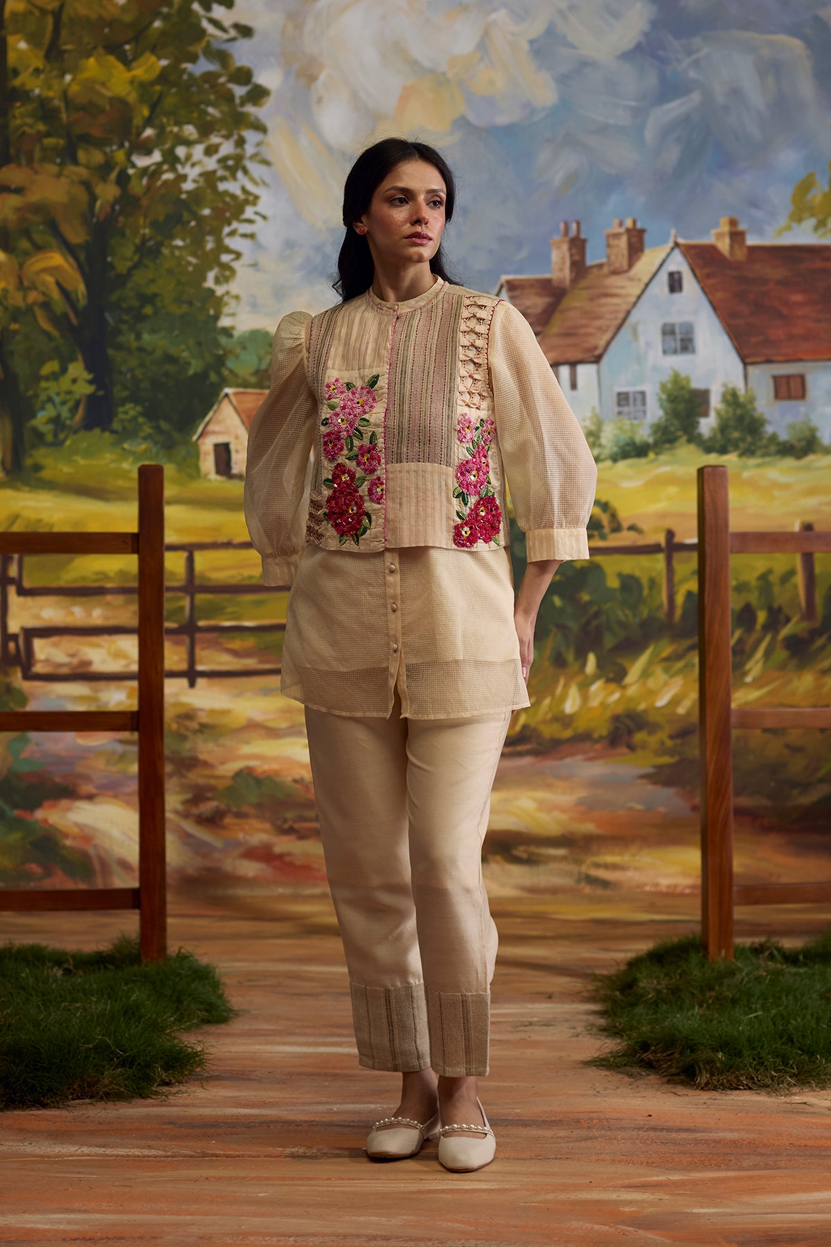 Sorbet Floral Waist Coat