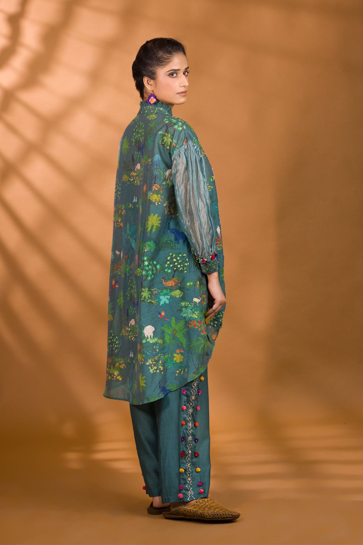 BER SAFARI KAMEEZ WITH STRAIGHT PANTS