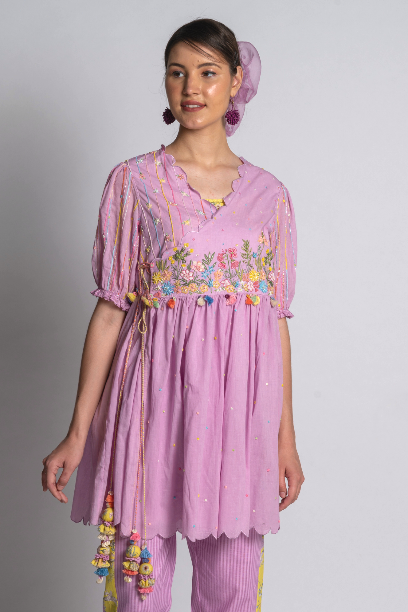 Jamuni Floral Angrakha