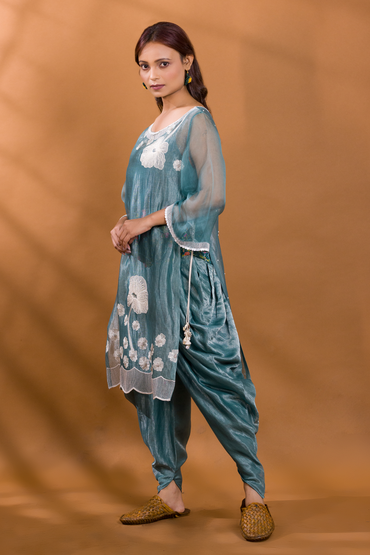 BER EMBROIDERED KURTA WITH SALWAR PANTS