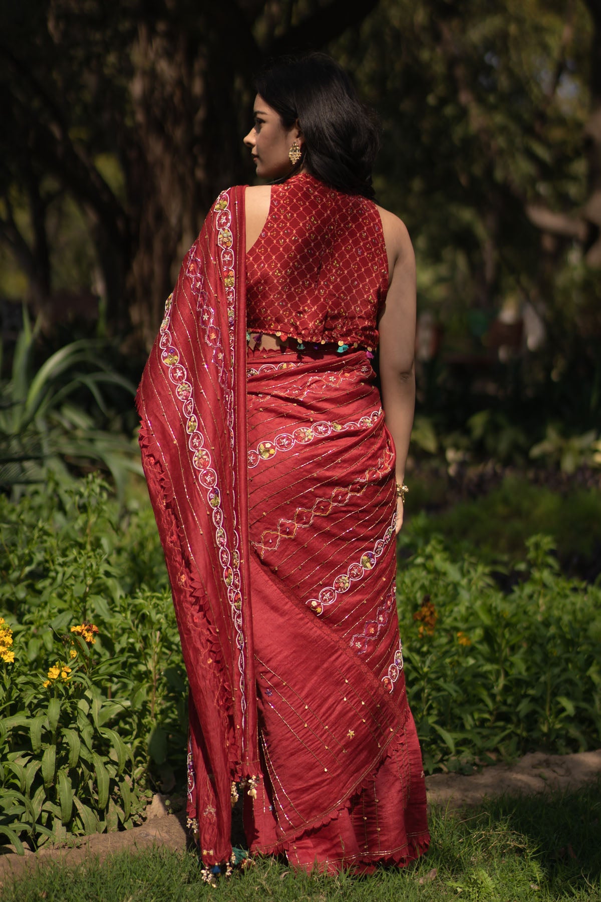 ANAAR EMBROIDERED SAREE