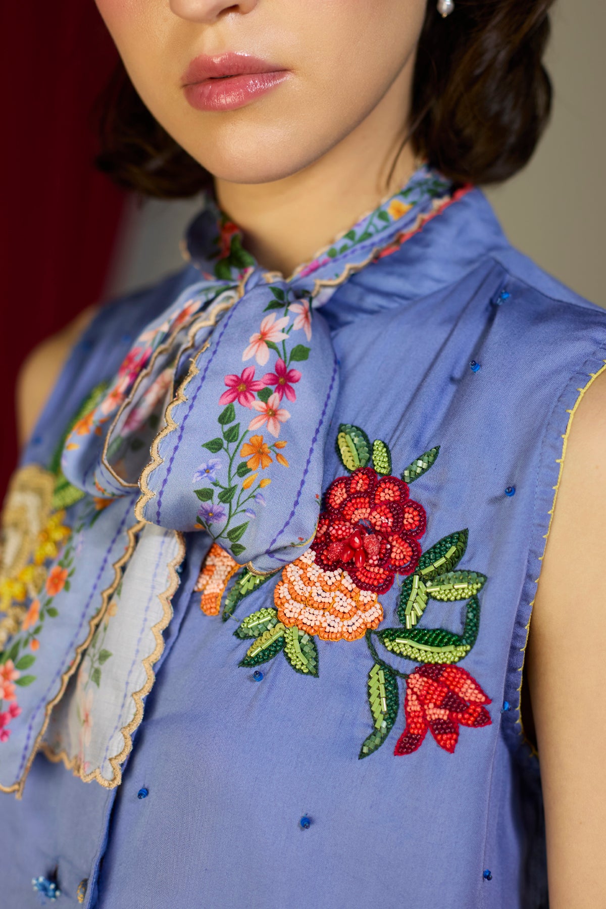 Periwinkle Blue Waistcoat