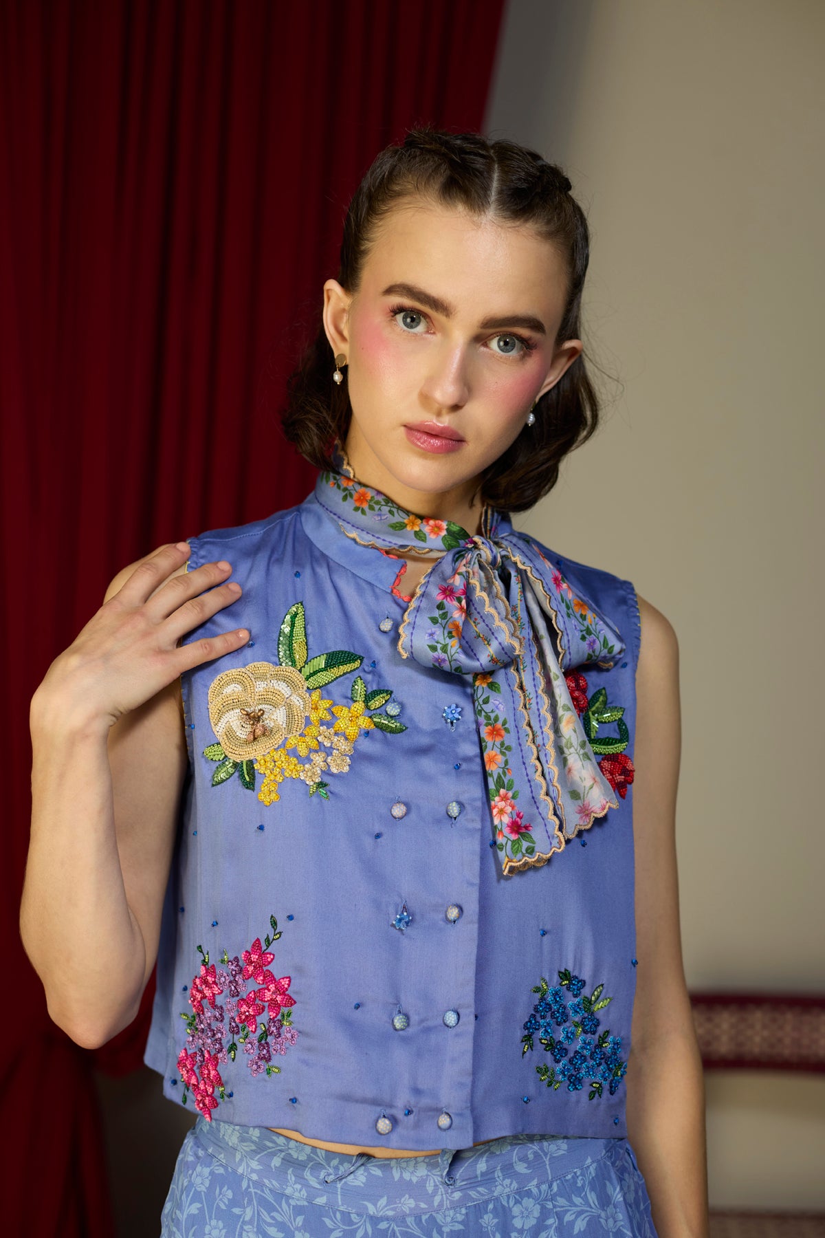 Periwinkle Blue Waistcoat