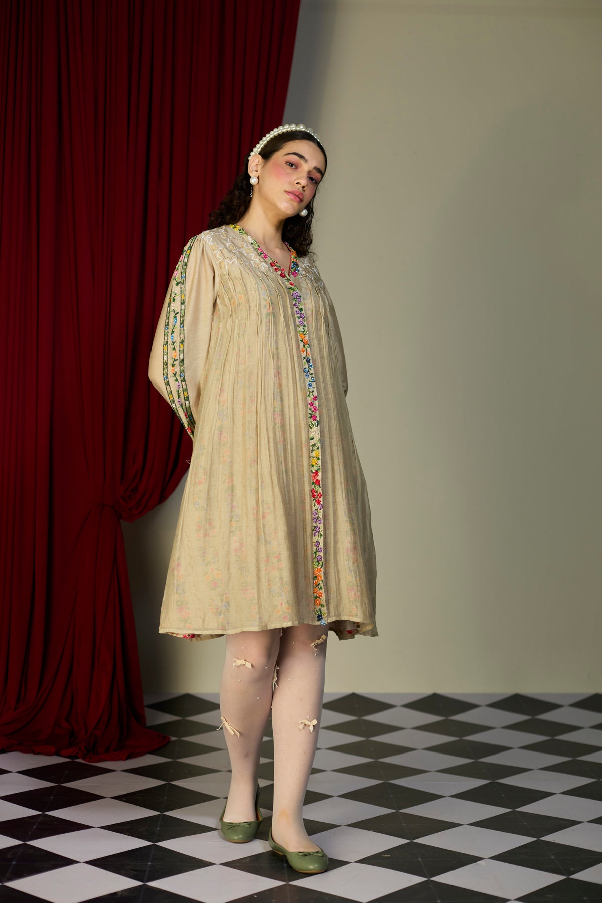 Heirloom Beige Dress