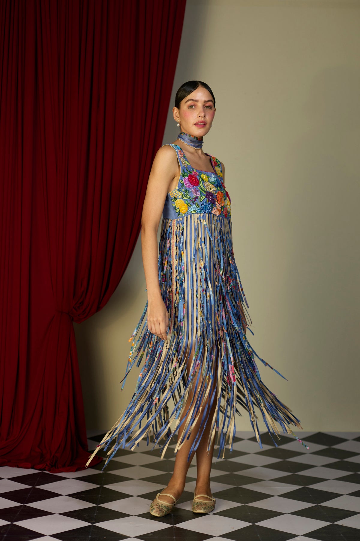 Prewinkle Blue Smocked Dress