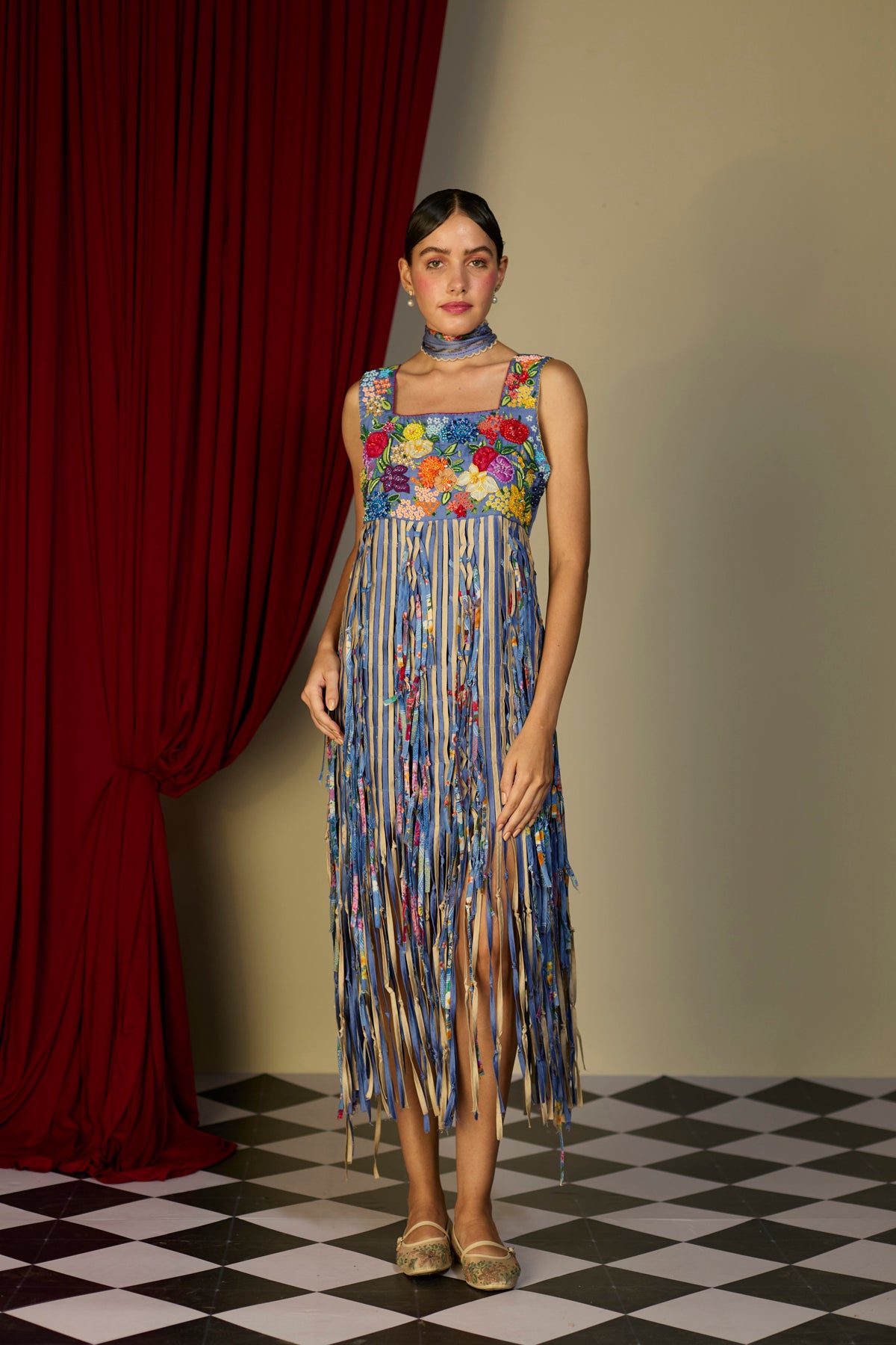 Prewinkle Blue Smocked Dress