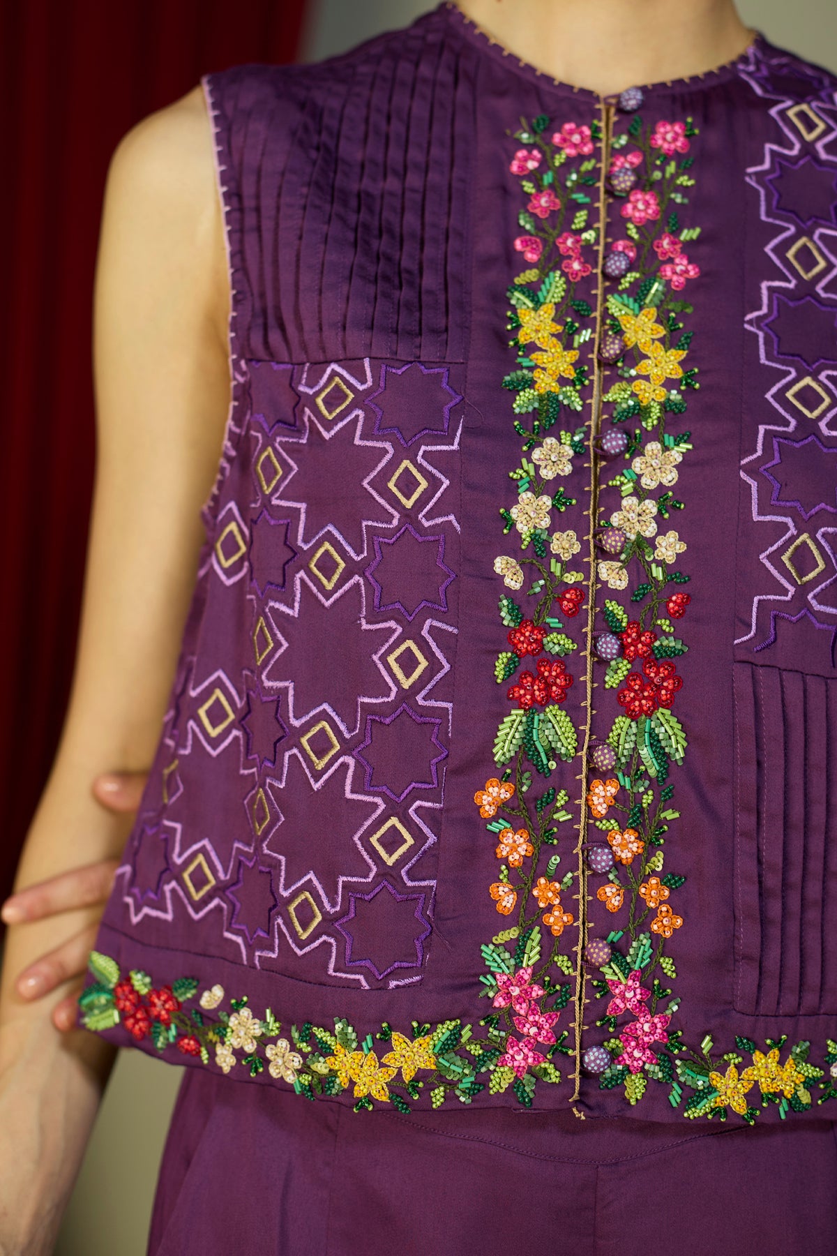 Regal Orchid Waistcoat