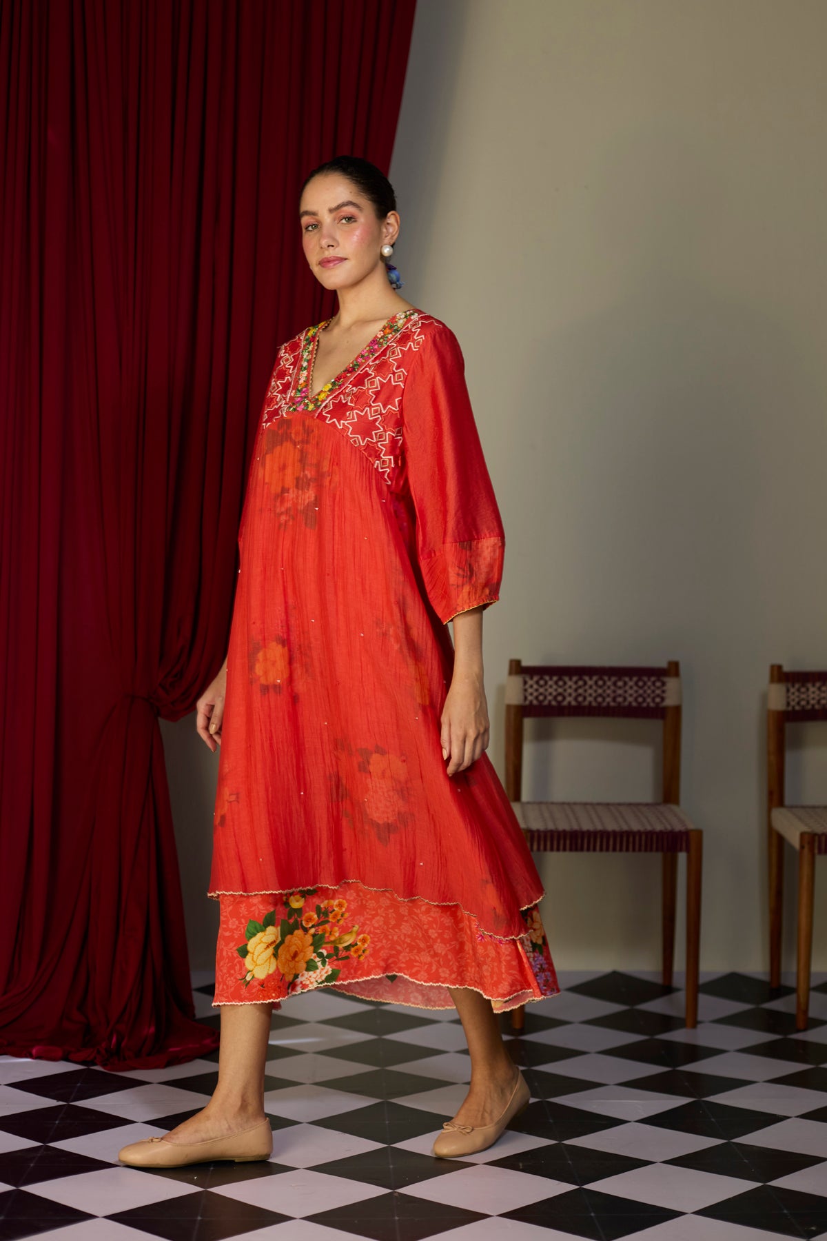 Scarlet Red Maxi Dress