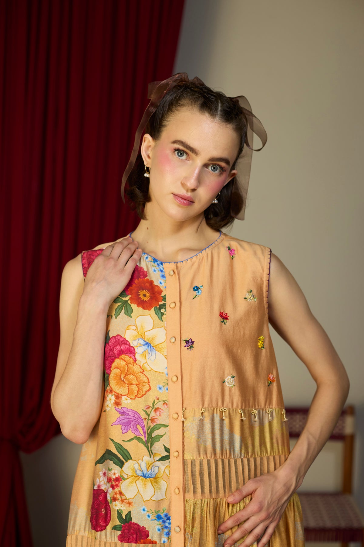 Soufflé Orange Dress