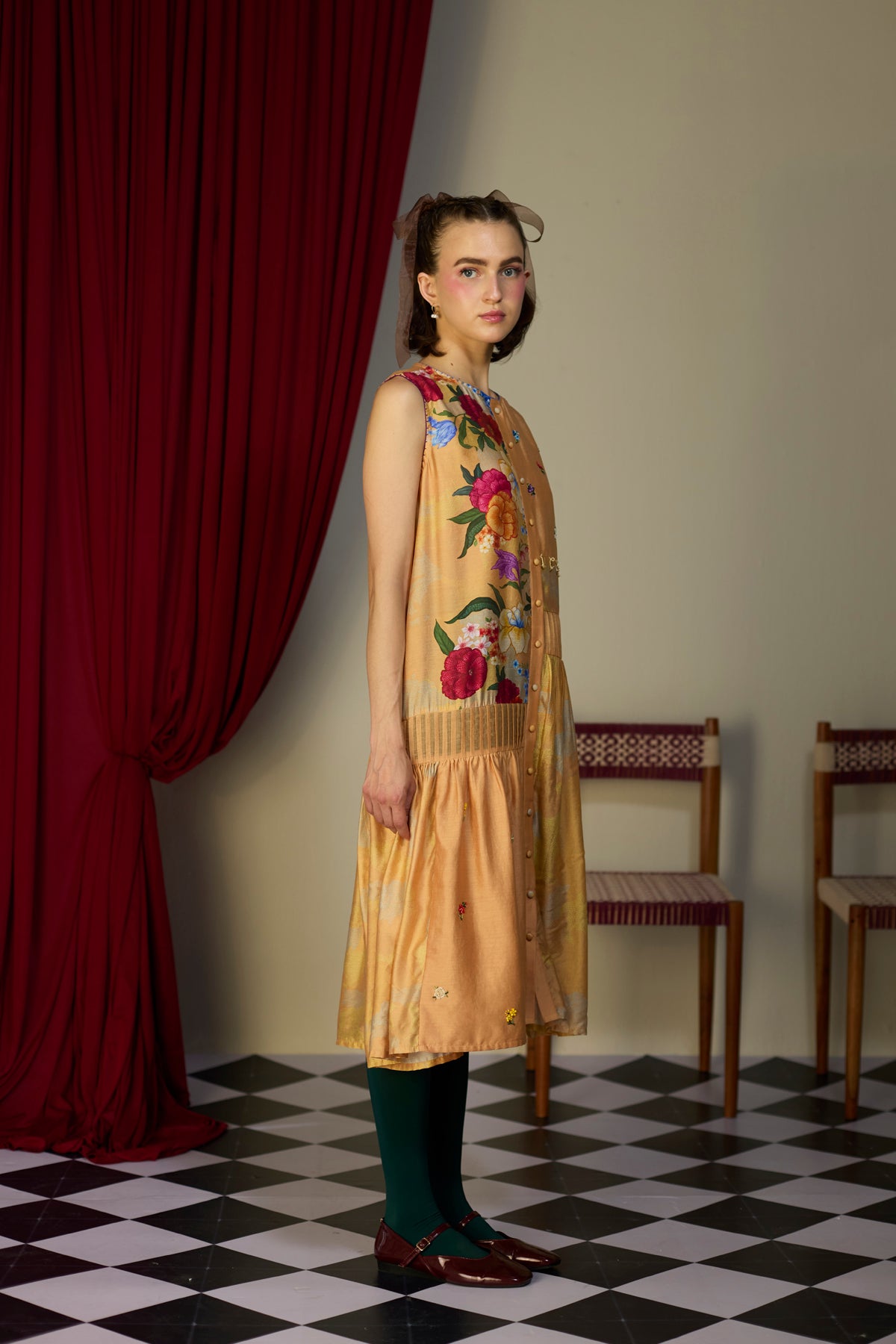 Soufflé Orange Dress