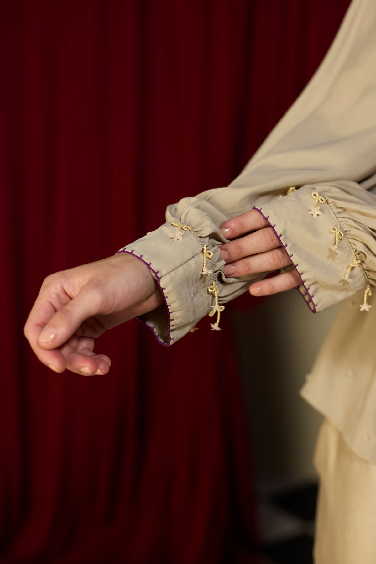 Heirloom Beige Floral Top