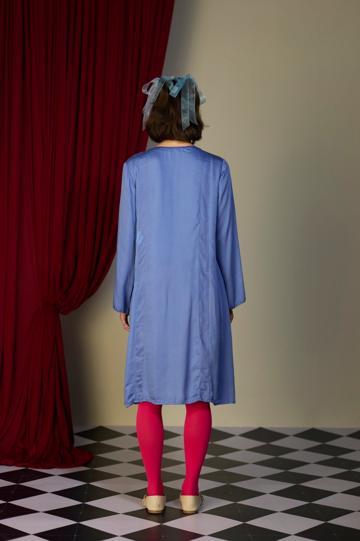 Periwinkle Blue Smocked Tunic