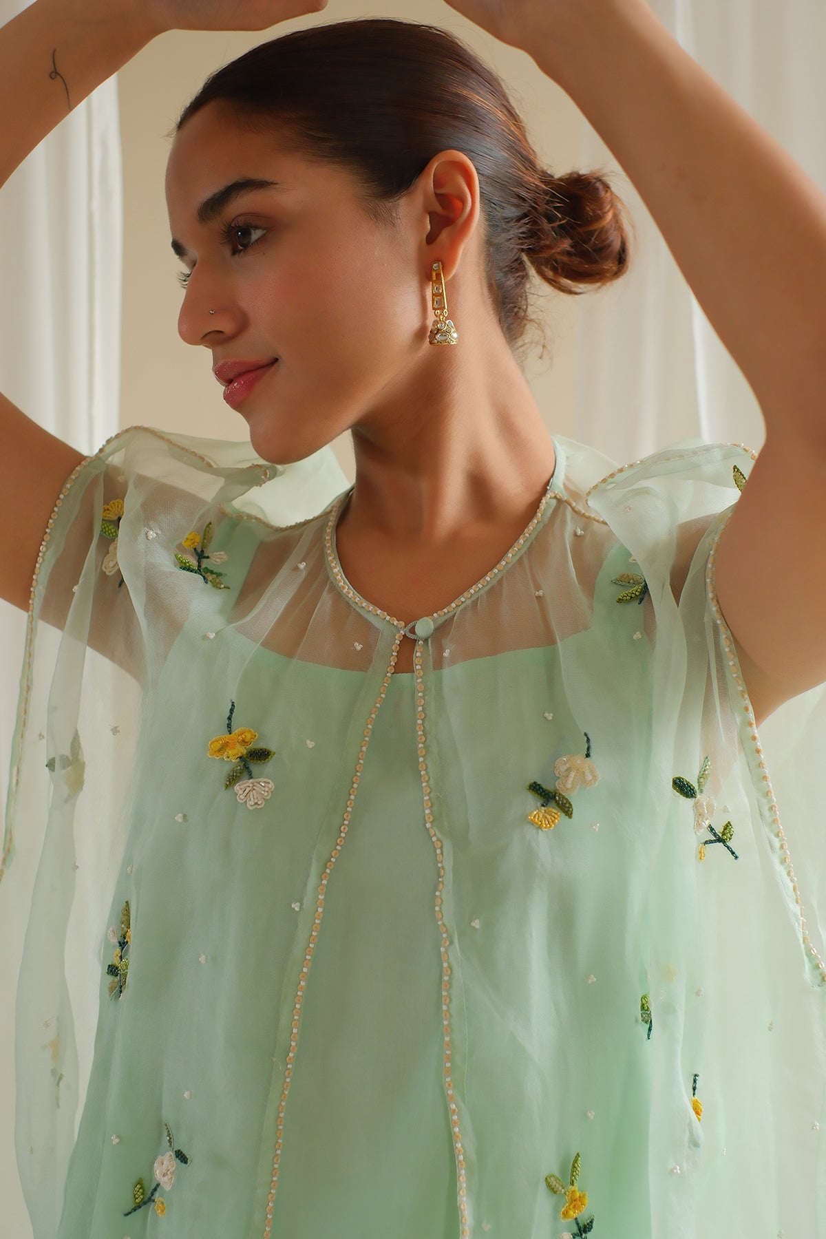 Tide Sheer Organza Co-ord Set