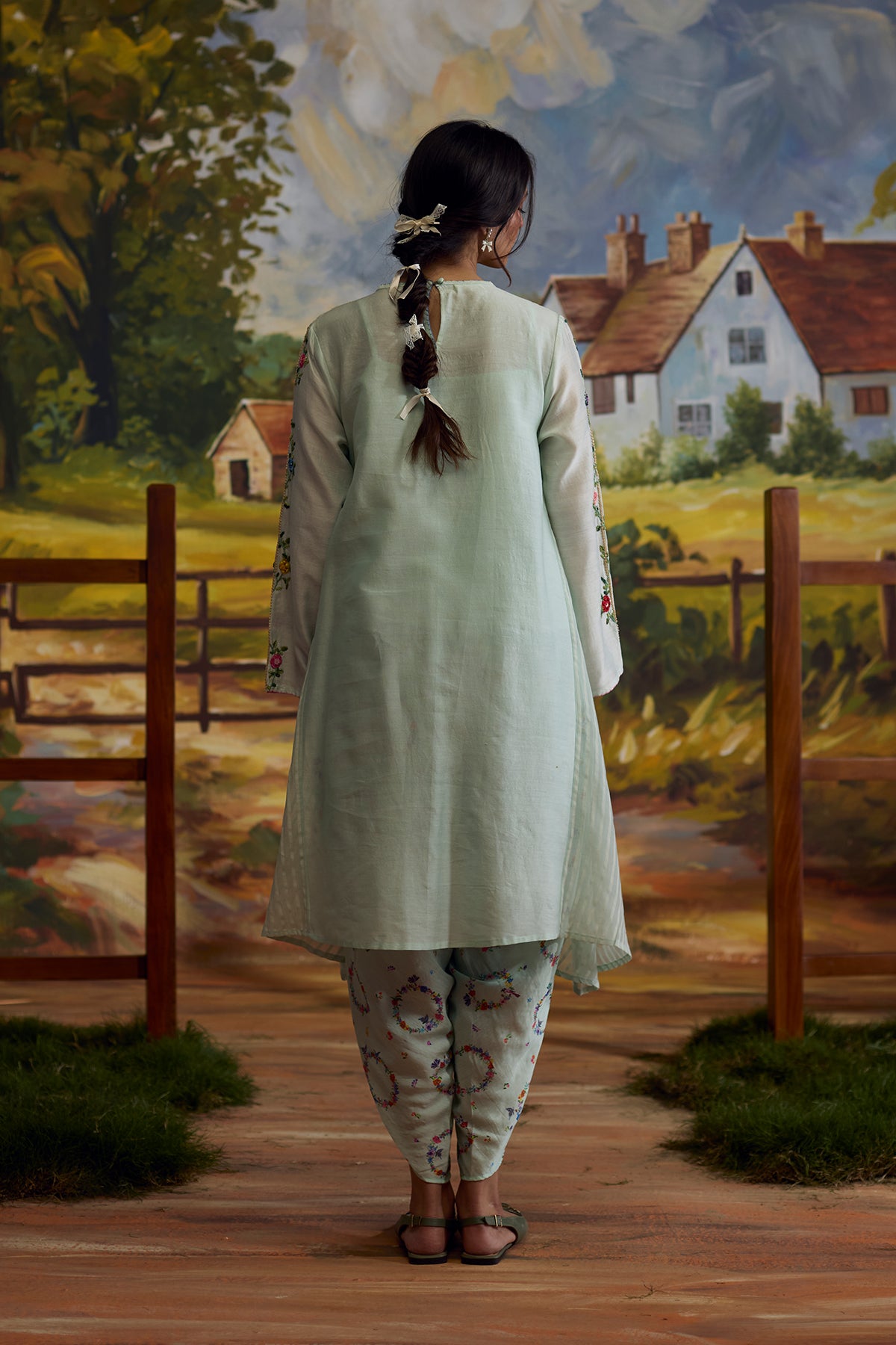 Meadow Smocked Kurta