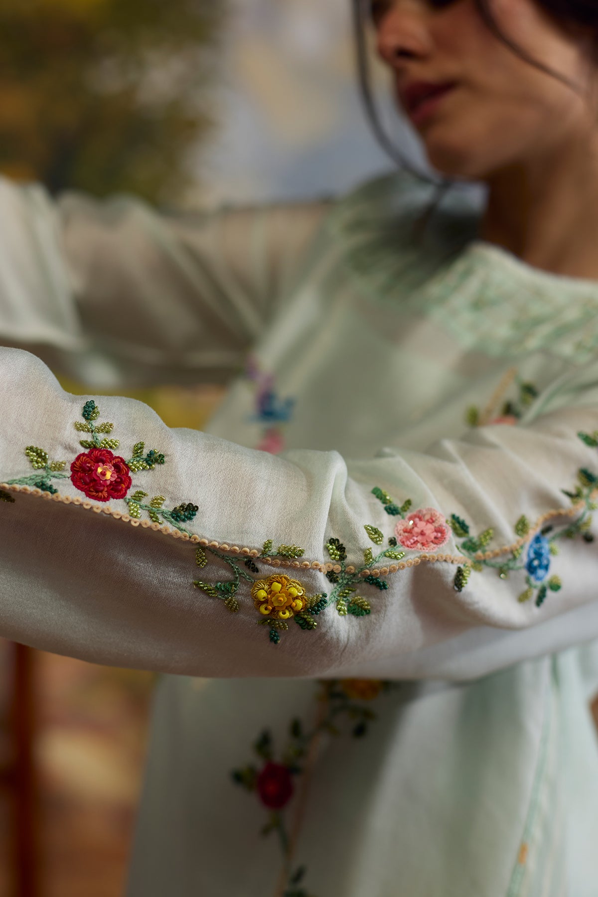 Meadow Smocked Kurta