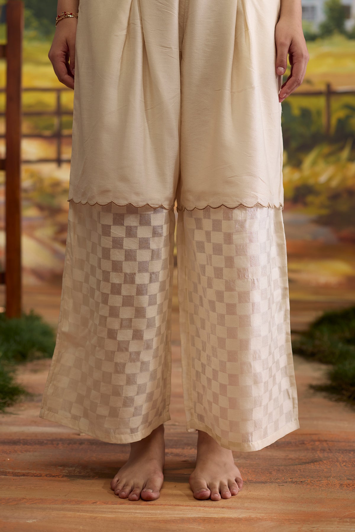 Lumina Checkered Pants