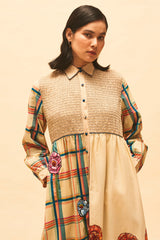 Sand Buttoned Tunic