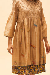 Sand Layered Dress