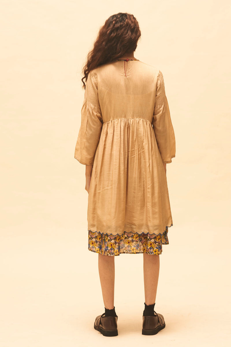 Sand Layered Dress