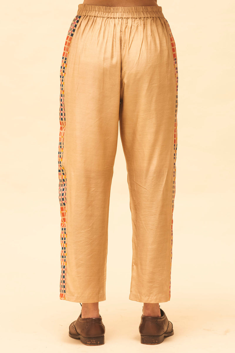 Sand Panelled Pants