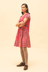 Fuchsia Layered Dress