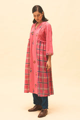 Fuchsia Gathered Tunic