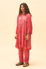 Fuchsia Flared Tunic