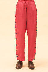 Fuchsia Panelled Pants