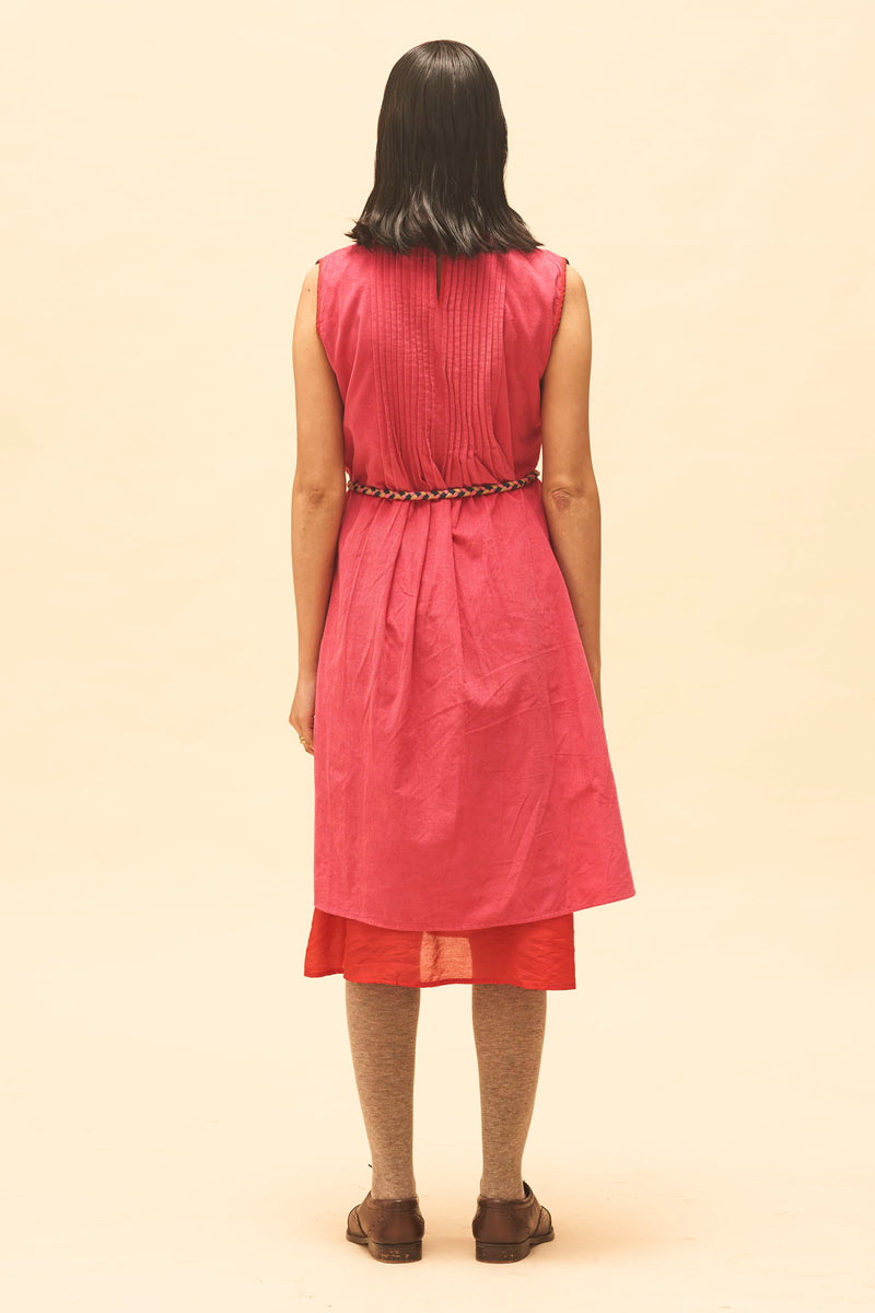 Fuchsia Applique Dress