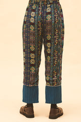 Indigo Printed Pants