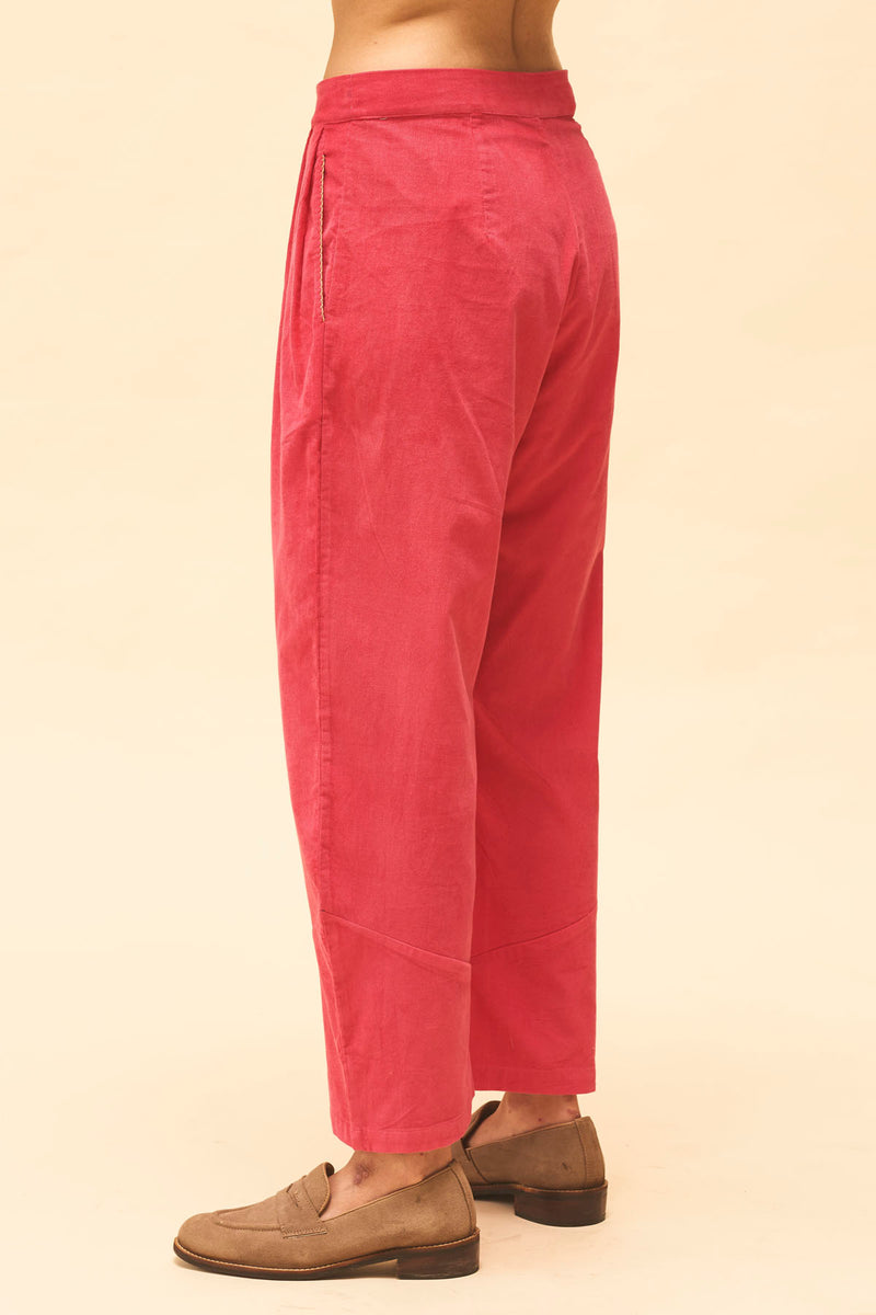 Fuchsia Straight Pants