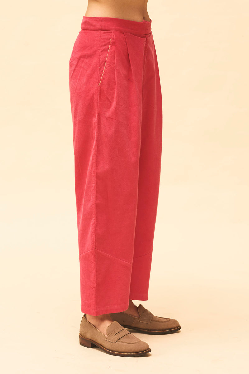 Fuchsia Straight Pants