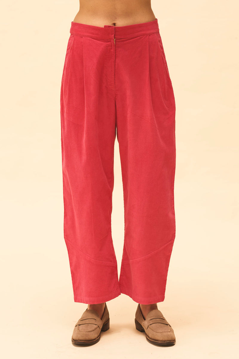 Fuchsia Straight Pants