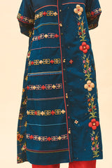 Indigo Applique Kurta