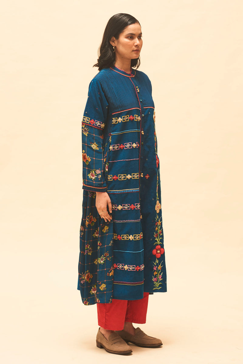 Indigo Applique Kurta