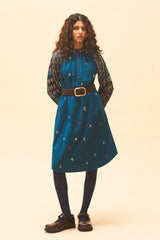 Indigo Embroidered Tunic