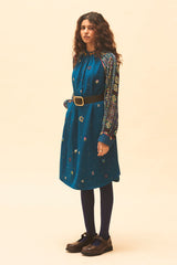 Indigo Embroidered Tunic