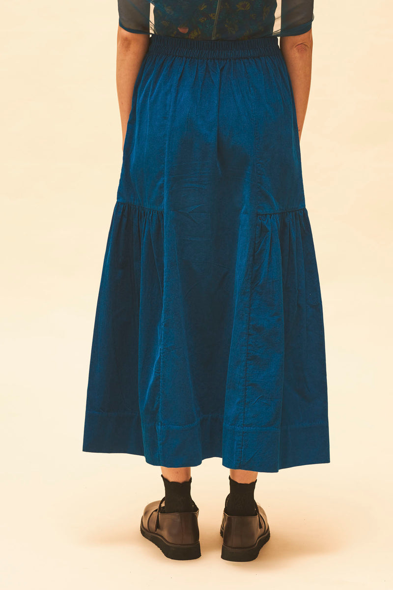 Indigo Maxi Skirt