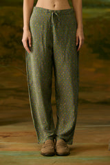 Dusty grey printed pant