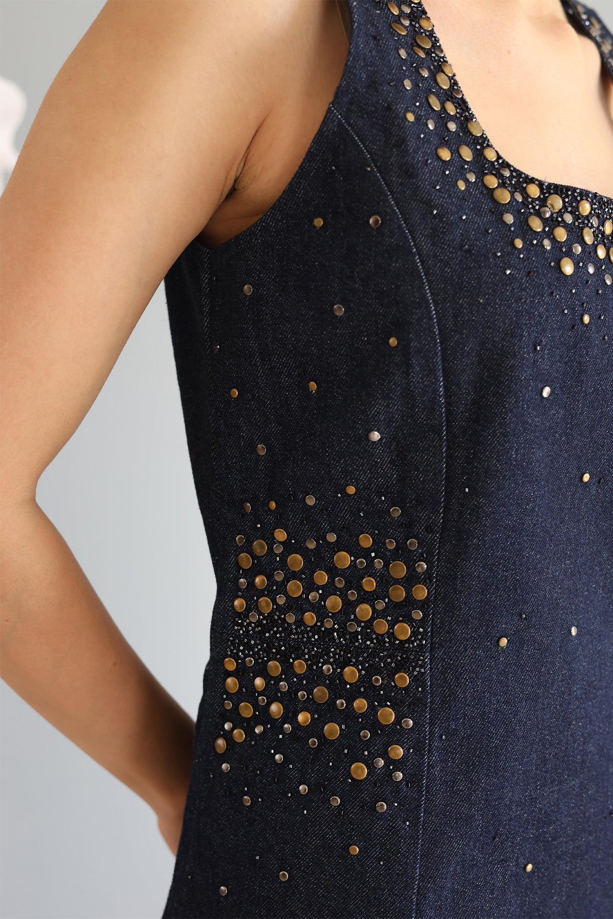 Midnight Blue Denim Dress